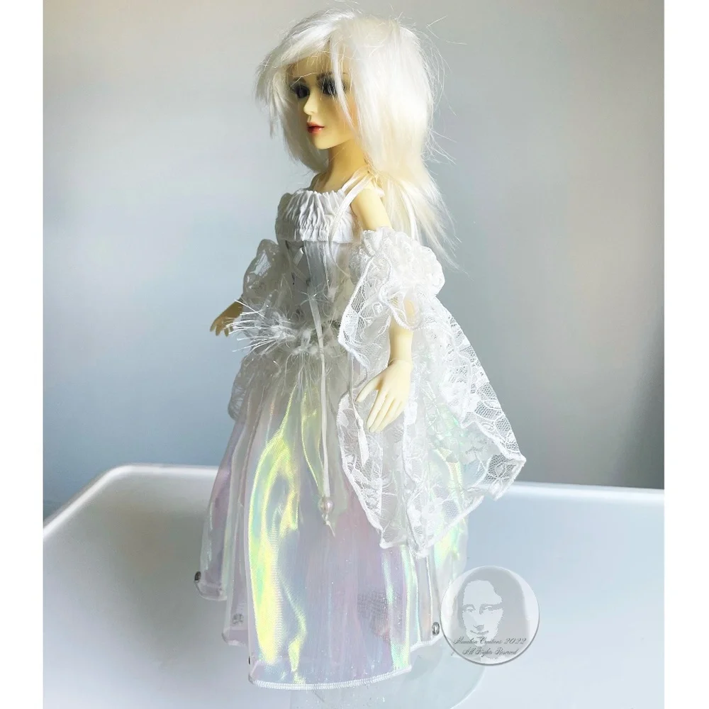 Ball Joint Doll Custom Yolanda Face Up by Impldoll 2009 43cm BJD + Violet Fern